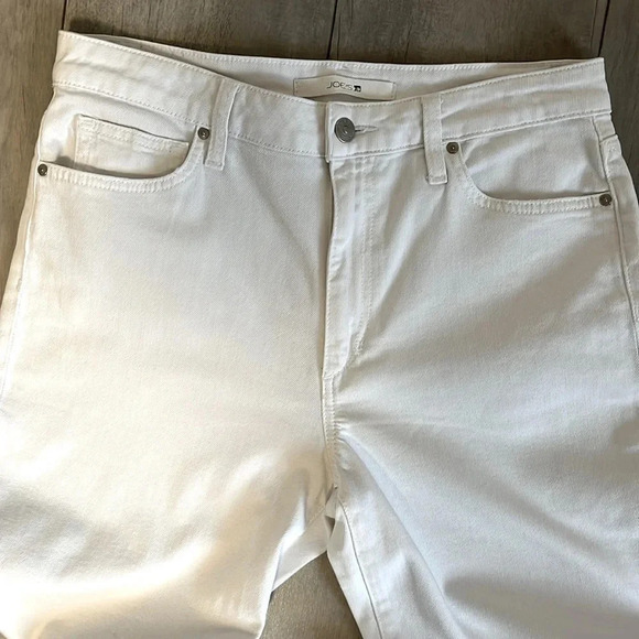 JOE'S JEANS Chastity High-Rise Straight Crop Denim Jeans White, Size 30 - Picture 7 of 11